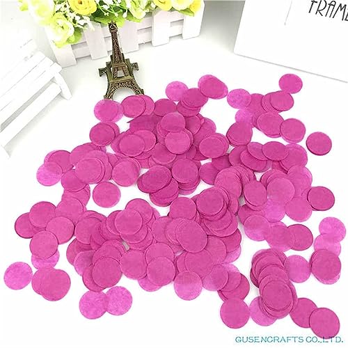 10 g pro Beutel, 2,5 cm, helle Farben, rund, Seidenpapier, Konfetti-Streusel für Ballon, Hochzeit, Geburtstag, Party, Tischdekoration, Geburtstagsdekoration für Mädchen (Nr. 3) von LAUOFSHA