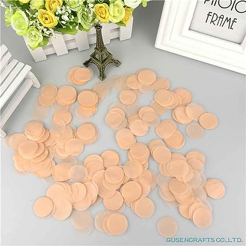 10 g pro Beutel, 2,5 cm, helle Farben, rund, Seidenpapier, Konfetti-Streusel für Ballon, Hochzeit, Geburtstag, Party, Tischdekoration, Geburtstagsdekoration für Mädchen (Nr. 6) von LAUOFSHA