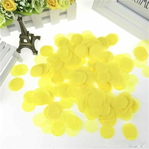 10 g pro Beutel, 2,5 cm, helle Farben, rund, Seidenpapier, Konfetti-Streusel für Ballon, Hochzeit, Geburtstag, Party, Tischdekoration, Geburtstagsdekoration für Mädchen (Nr. 9) von LAUOFSHA