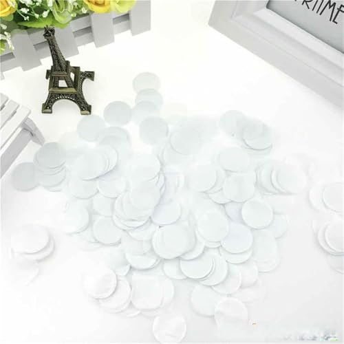 10 g pro Beutel, 2,5 cm, leuchtende Farben, rund, Seidenpapier, Konfetti-Streusel für Ballon, Hochzeit, Geburtstag, Party, Tischdekoration, Geburtstagsdekoration für Mädchen (Nr. 14) von LAUOFSHA