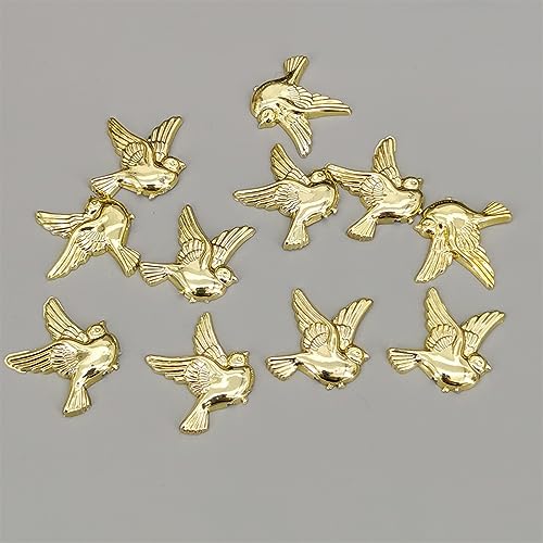 10 x Jesus-Fisch-Konfetti, Ichthys Christfisch, Kreuz, Heiliger Gral, Taube, Perlen für Taufe, Erstkommunion, Babyparty, Geburtstagsdekoration für Mädchen (Pigeon-G) von LAUOFSHA