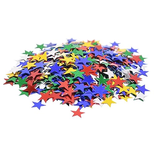 15 g/Beutel, goldfarbene silberne Sterne, Pailletten, 6 mm, 10 mm, Acryl, Laser-Konfetti, Tischstreuung für Hochzeit, Geburtstag, Party, Dekoration, Geburtstagsdekoration für Mädchen (SC01, 15 g/Beutel, goldfarbene silberne Sterne, Pailletten, 6 mm, 10 mm, Acryl, Laser-Konfetti, Tischstreuung für Hochzeit, Geburtstag, Party, Dekoration, Geburtstagsdekoration für Mädchen (SC01, von LAUOFSHA