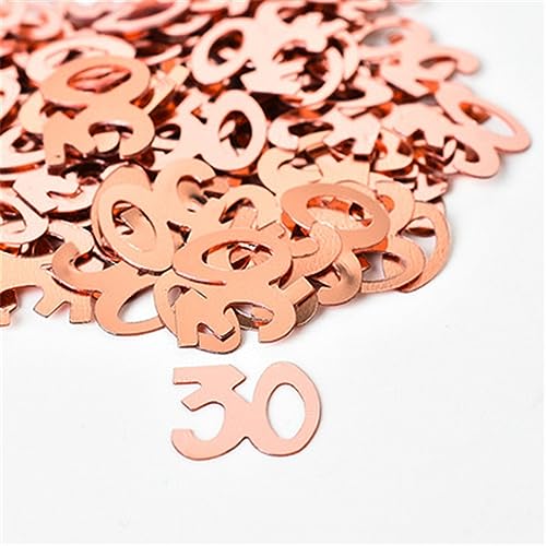15 g/Beutel, rotgoldenes Konfetti, Happy Birthday, 21, 30, 40, 50, 60, Party-Dekoration, Werfen, Happy Birthday, Dekoration für Erwachsene, Überwurf, Konfetti, Geburtstagsdekoration für Mädchen (30) 15 g/Beutel, rotgoldenes Konfetti, Happy Birthday, 21, 30, 40, 50, 60, Party-Dekoration, Werfen, Happy Birthday, Dekoration für Erwachsene, Überwurf, Konfetti, Geburtstagsdekoration für Mädchen (30) von LAUOFSHA