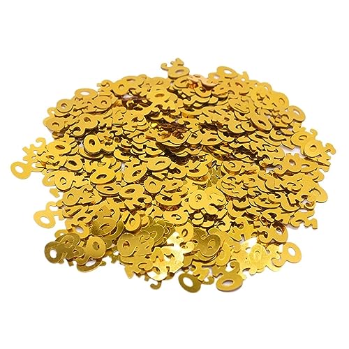 15 g Glitzerkonfetti, Roségold, Silber, Happy Birthday, Zahl 18, 30, 40, 50, 60, Streukonfetti, Hochzeitszeremonie, Geburtstagsfeier, Jahrestag, Geburtstag, Dekoration für Mädchen (A02–30, 1 Beutel, 15 g Glitzerkonfetti, Roségold, Silber, Happy Birthday, Zahl 18, 30, 40, 50, 60, Streukonfetti, Hochzeitszeremonie, Geburtstagsfeier, Jahrestag, Geburtstag, Dekoration für Mädchen (A02–30, 1 Beutel, von LAUOFSHA