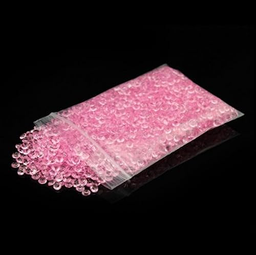 1500 Stück 4,2 mm (1/3CT) Acryl Hochzeitstisch Diamant Konfetti Streuung Event Festliche Party Ornament Home Party Dekoration Lila Geburtstagsdekoration für Mädchen (Rosa) von LAUOFSHA
