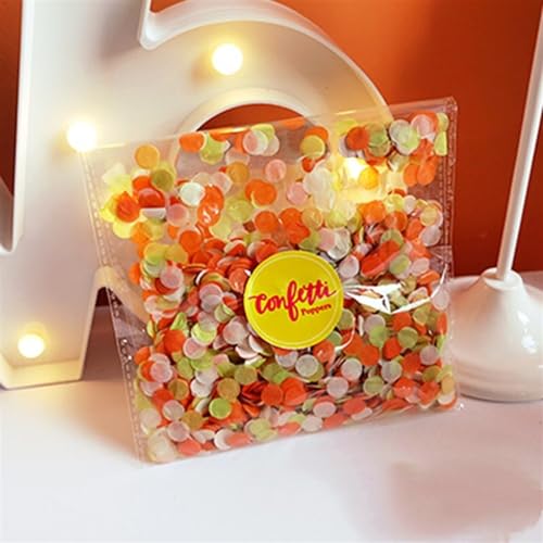 Buntes Konfetti, Hochzeitsparty, Wurfzubehör, künstliche Papierreste, Ballonfüllung, Zubehör für Hochzeit, Geburtstag, Party, Geburtstagsdekoration für Mädchen (wie Bild 05) von LAUOFSHA