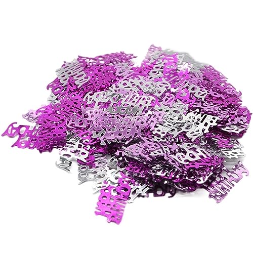 Glitzerkonfetti, 15 g, Roségold, Silber, Happy Birthday, Zahl 18, 30, 40, 50, 60, Streukonfetti, Hochzeitszeremonie, Geburtstag, Party, Jahrestag, Geburtstag, Dekoration für Mädchen (C04, Rosa, Glitzerkonfetti, 15 g, Roségold, Silber, Happy Birthday, Zahl 18, 30, 40, 50, 60, Streukonfetti, Hochzeitszeremonie, Geburtstag, Party, Jahrestag, Geburtstag, Dekoration für Mädchen (C04, Rosa, von LAUOFSHA