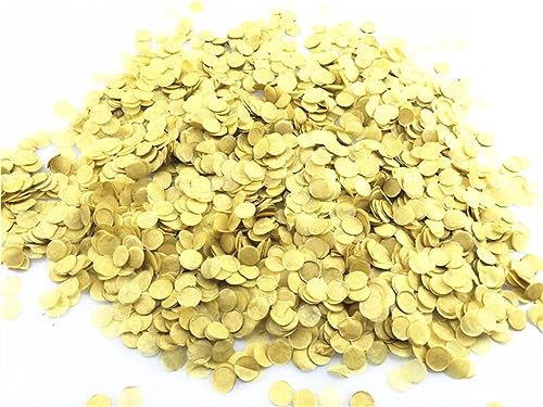 Mini-Konfetti-Kreise, 10 g/Beutel, 1 cm, rund, Seidenpapier, für Hochzeit, Babyparty, Geburtstag, Party, Tischdekoration, Geburtstagsdekoration für Mädchen (MC25 Taupe) von LAUOFSHA
