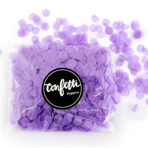 Papier-Konfetti, 10 g/Beutel, 1 cm, gemischte Farben, für Hochzeit, Geburtstag, Babyparty, Partyzubehör, rundes Seidenpapier für transparente Luftballons, Geburtstagsdekoration für Mädchen (lila) Papier-Konfetti, 10 g/Beutel, 1 cm, gemischte Farben, für Hochzeit, Geburtstag, Babyparty, Partyzubehör, rundes Seidenpapier für transparente Luftballons, Geburtstagsdekoration für Mädchen (lila) von LAUOFSHA