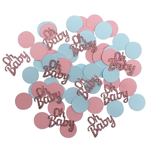 Papierkonfetti für Babypartys, Jungen, Mädchen, Happy Birthday, Hochzeit, Geschlechtsoffenbarung, Party-Tischdekoration, Geburtstagsdekoration für Mädchen (Roségold) von LAUOFSHA
