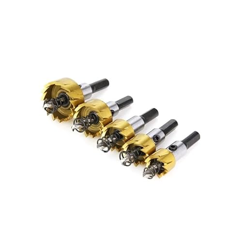 5Pcs Set Drill Bit Wood Metal Hole Saw Cutter Drilling Bits For Power Tools 16 18.5 20 25 30mm von LAVWZDQOWD