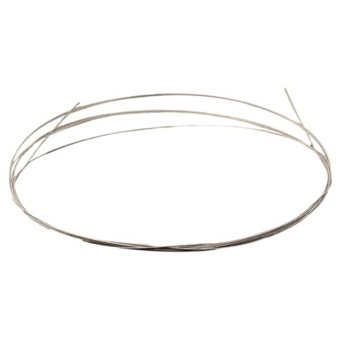 LAXALO 1 Stück Diamant-Sägedraht Silber, 1 Meter Länge Diamant-Sägedraht Hochpräzise for Schneiden von Granit(0.26mm) von LAXALO