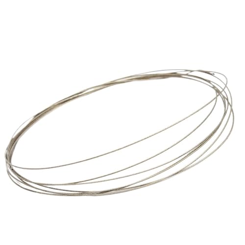 LAXALO 1 Stück galvanisierter Diamant-Schneidedraht, 0,4 mm Durchmesser, robuster Diamant-Sägedraht for Holz-Handschneidwerkzeuge(1m) von LAXALO