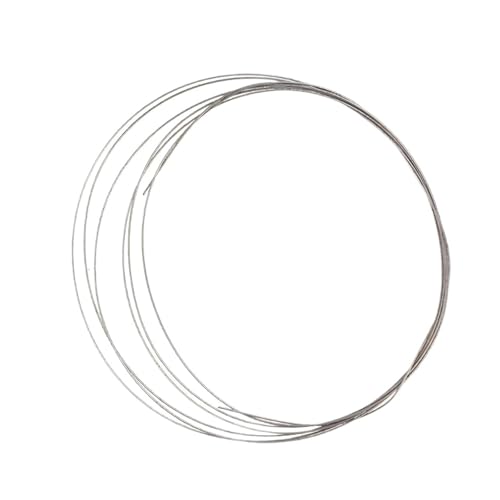 LAXALO 1 Stück silberner Diamantsägedraht, Länge 1 Meter, hochpräzises Schneidsägeseil for professionelles Handwerkzeug(0.25mm) von LAXALO