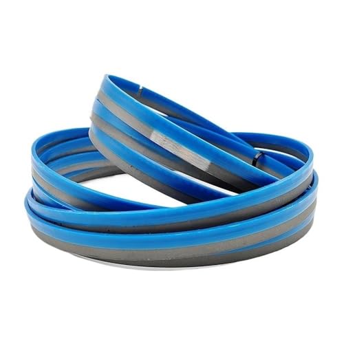 LAXALO Bandsägeblatt for Metallschneiden, 13 mm x 0,6 mm, M42-Bimetall-Bandsägeblatt for Präzisionsinstrumente, 1 Stück(6T*3350MM) von LAXALO