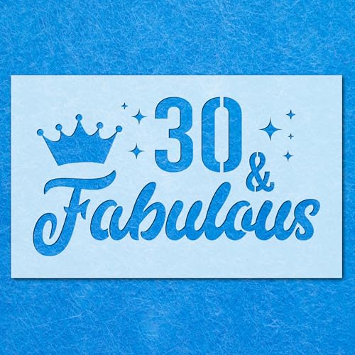 30 & Fabulous Schablonen Mylar Airbrush Malerei Wandkunst Handwerk von LAZER NINJA