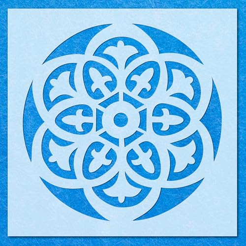Arabische Charm-Schablone, Mylar-Airbrush-Malerei, Wandkunst, Handwerk von LAZER NINJA