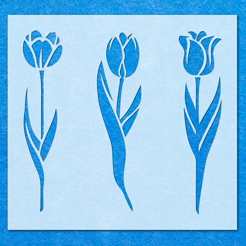 Blumensommer-Design-Schablone: Mylar-Airbrush-Wandkunst, Malerei, Basteln, DIY-A3-Schablone, Designgröße (255 mm, 275 mm) von LAZER NINJA