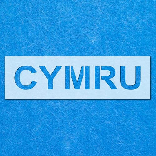 Cymru Wales-Schablone, Mylar-Airbrush-Malerei, Wandkunst, Handwerk von LAZER NINJA