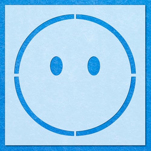 Emoji-Schablone ohne Mund, Mylar-Airbrush-Malerei, Wandkunst, Handwerk Emoji-Schablone ohne Mund, Mylar-Airbrush-Malerei, Wandkunst, Handwerk von LAZER NINJA