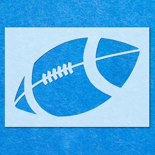 Fußball-Schablone, Mylar-Airbrush-Malerei, Wandkunst Fußball-Schablone, Mylar-Airbrush-Malerei, Wandkunst von LAZER NINJA