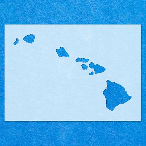 Hawaii-Schablone, Mylar-Airbrush-Malerei, Wandkunst, Handwerk Hawaii-Schablone, Mylar-Airbrush-Malerei, Wandkunst, Handwerk von LAZER NINJA