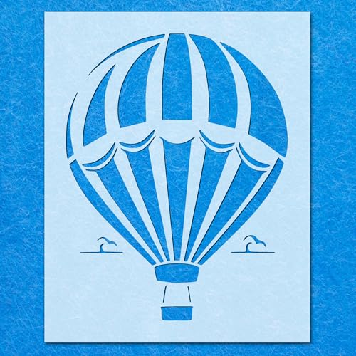 Heißluft-Ballooen fliegende Schablone, Mylar-Airbrush-Malerei, Wandkunst, Handwerk Heißluft-Ballooen fliegende Schablone, Mylar-Airbrush-Malerei, Wandkunst, Handwerk von LAZER NINJA