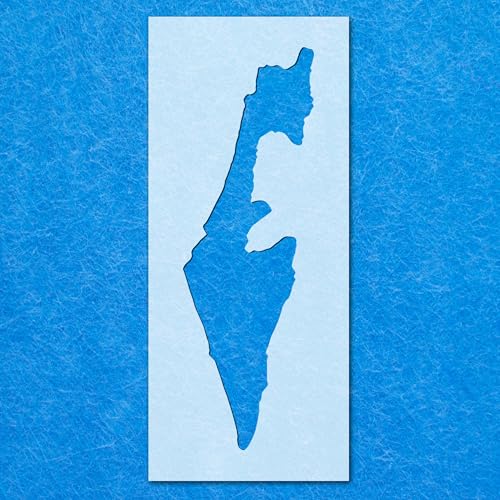 Israel-Schablone, Mylar-Airbrush-Malerei, Wandkunst, Handwerk Israel-Schablone, Mylar-Airbrush-Malerei, Wandkunst, Handwerk von LAZER NINJA
