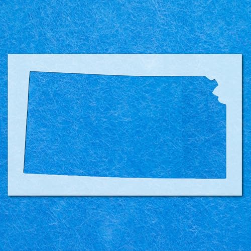 Kansas Schablone, Mylar-Airbrush-Malerei, Wandkunst, Handwerk Kansas Schablone, Mylar-Airbrush-Malerei, Wandkunst, Handwerk von LAZER NINJA