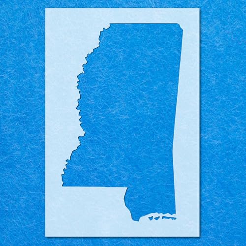 Mississippi Schablone, Mylar-Airbrush-Malerei, Wandkunst, Handwerk Mississippi Schablone, Mylar-Airbrush-Malerei, Wandkunst, Handwerk von LAZER NINJA