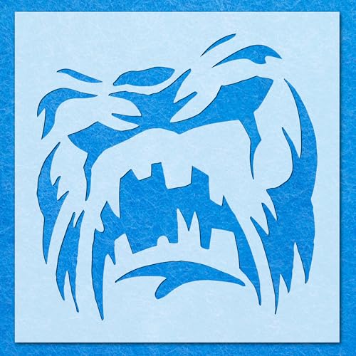 Monster-Schablone, Mylar-Airbrush-Malerei, Wandkunst, Handwerk Monster-Schablone, Mylar-Airbrush-Malerei, Wandkunst, Handwerk von LAZER NINJA