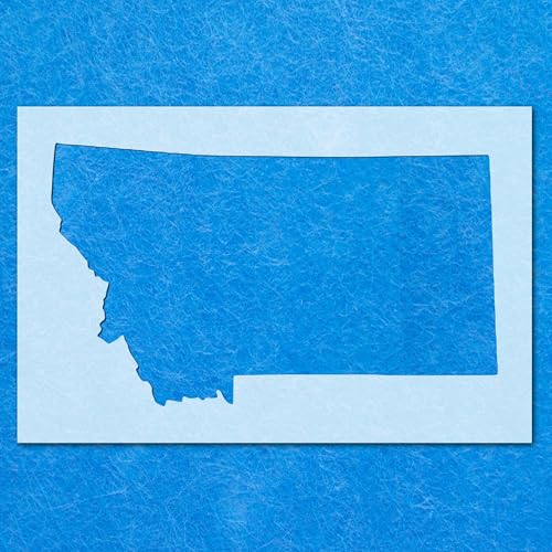 Montana-Schablone, Mylar-Airbrush-Malerei, Wandkunst, Handwerk Montana-Schablone, Mylar-Airbrush-Malerei, Wandkunst, Handwerk von LAZER NINJA