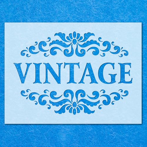 Mylar-Schablone im Shabby-Chic-Stil, für Airbrush-Malerei, Wandkunst Mylar-Schablone im Shabby-Chic-Stil, für Airbrush-Malerei, Wandkunst von LAZER NINJA