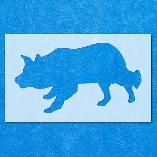Schablone Border Collie, Hund, Mylar, Airbrush, Wandkunst, Malerei, Basteln, DIY-A1-Schablone, Designgröße (430 mm, 780 mm) von LAZER NINJA
