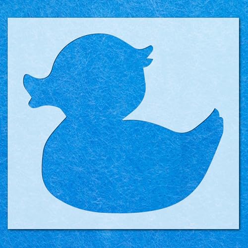 Schablone "Entchenvogel", fliegende Schablone: Mylar-Airbrush-Wandkunst, Malerei, Basteln, DIY-A3-Schablone, Designgröße (260 mm, 285 mm) von LAZER NINJA