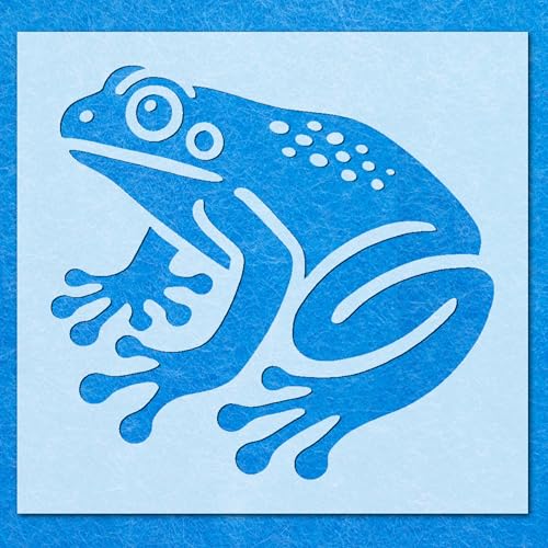Schablone Frosch Amphibien Tier Mylar Airbrush Malerei Wandkunst Handwerk Schablone Frosch Amphibien Tier Mylar Airbrush Malerei Wandkunst Handwerk von LAZER NINJA