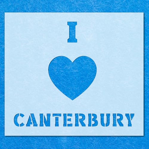 Schablone "I Love Canterbury", Mylar-Airbrush-Malerei, Wandkunst, Handwerk Schablone "I Love Canterbury", Mylar-Airbrush-Malerei, Wandkunst, Handwerk von LAZER NINJA