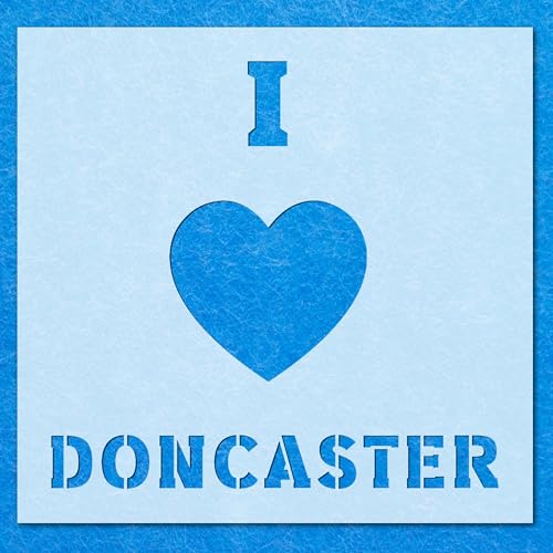 Schablone "I Love Doncaster", Mylar-Airbrush-Malerei, Wandkunst, Handwerk Schablone "I Love Doncaster", Mylar-Airbrush-Malerei, Wandkunst, Handwerk von LAZER NINJA