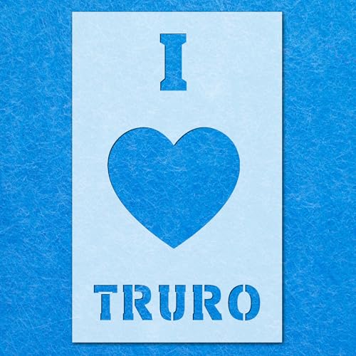 Schablone "I Love Truro", Mylar, Airbrush-Malerei, Wandkunst, Handwerk Schablone "I Love Truro", Mylar, Airbrush-Malerei, Wandkunst, Handwerk von LAZER NINJA