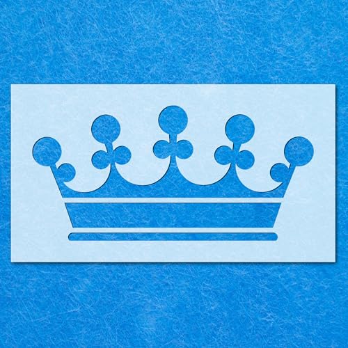 Schablone "Queen Crown", Mylar, Airbrush, Malerei, Wandkunst, Handwerk von LAZER NINJA