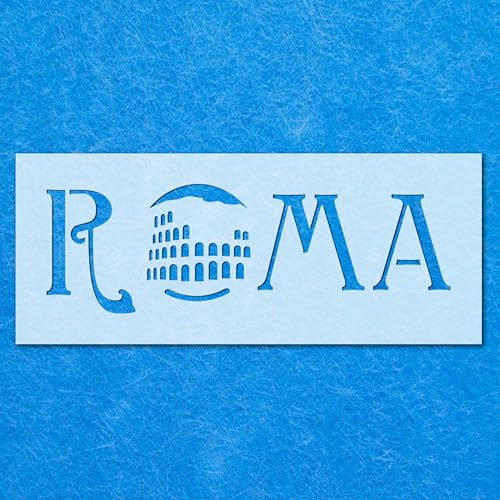 Schablone Roma Roma, Mylar, Airbrush, Malerei, Wandkunst, Handwerk von LAZER NINJA
