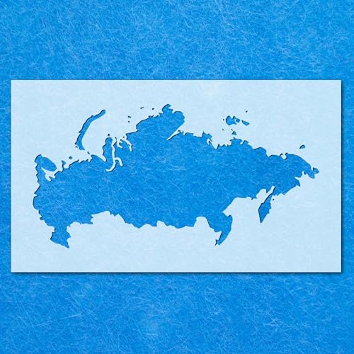 Schablone Russland, Mylar, Airbrush, Malerei, Wandkunst, Handwerk Schablone Russland, Mylar, Airbrush, Malerei, Wandkunst, Handwerk von LAZER NINJA