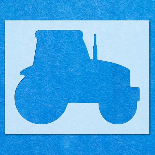 Schablone Traktor Farm Vehcile: Mylar-Airbrush-Wandkunst, Malerei, Basteln, DIY-A6-Schablone, Designgröße (65 mm, 85 mm) von LAZER NINJA