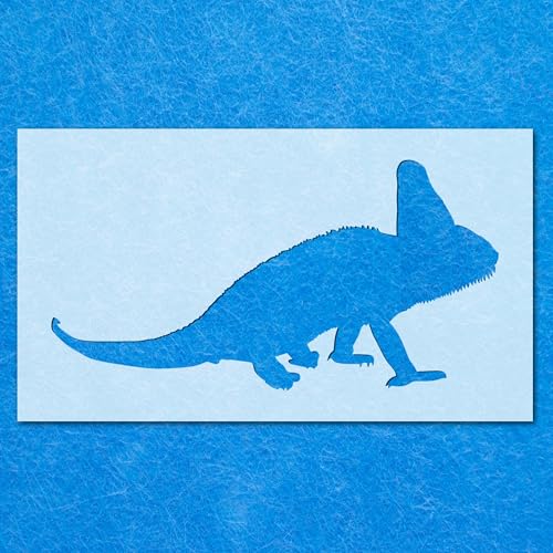 Schablone für Reptilien-Eidechsen: Mylar-Airbrush-Wandkunst, Malerei, Basteln, DIY-A1-Schablone, Designgröße (400 mm, 780 mm) von LAZER NINJA