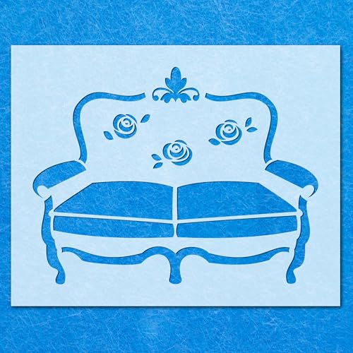 Schablone für Sofas, Vintage-Möbel, Mylar, Airbrush, Malerei, Wandkunst, Handwerk Schablone für Sofas, Vintage-Möbel, Mylar, Airbrush, Malerei, Wandkunst, Handwerk von LAZER NINJA
