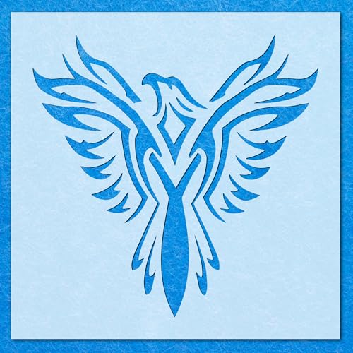 Schablone mit Adler-Stammesmotiv, Mylar, Airbrush-Malerei, Wandkunst, Handwerk Schablone mit Adler-Stammesmotiv, Mylar, Airbrush-Malerei, Wandkunst, Handwerk von LAZER NINJA