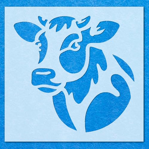 Schablone mit Kuhfarm, Mylar, Airbrush, Malerei, Wandkunst, Handwerk Schablone mit Kuhfarm, Mylar, Airbrush, Malerei, Wandkunst, Handwerk von LAZER NINJA