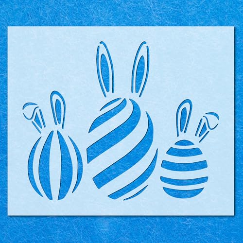 Schablone mit Osterhasen-Ohren, Mylar, Airbrush-Malerei, Wandkunst, Handwerk von LAZER NINJA