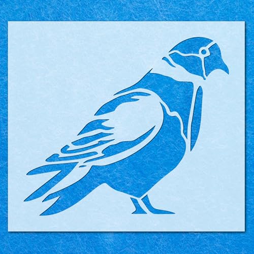 Schablone mit Taubenvogel, Mylar, Airbrush, Malerei, Wandkunst, Handwerk von LAZER NINJA
