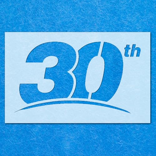 Schablone zum 30. Geburtstag, Mylar, Airbrush, Malerei, Wandkunst Schablone zum 30. Geburtstag, Mylar, Airbrush, Malerei, Wandkunst von LAZER NINJA
